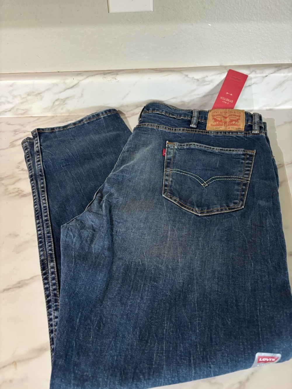 Levi's 502 Straight Leg Jeans 42x32